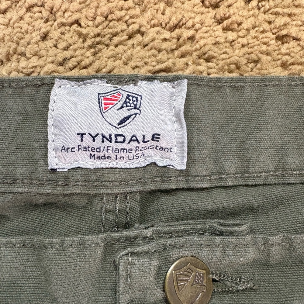 Tyndale Welding Men’s 35x34‎ Green Pants 15 Cal Cat 2 - Picture 2 of 11